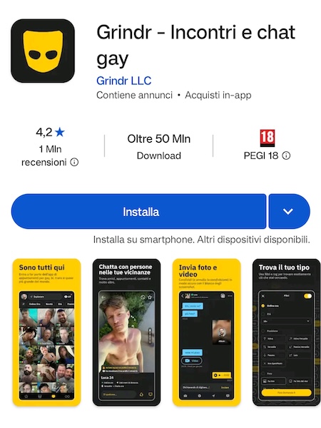 Grindr app